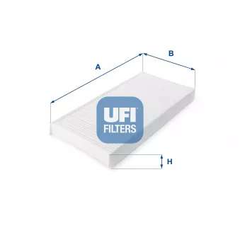 Filtre, air de l'habitacle UFI 53.034.00