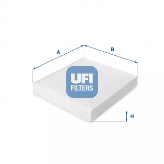 Filtre, air de l'habitacle UFI 53.035.00