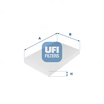 Filtre, air de l'habitacle UFI 53.038.00