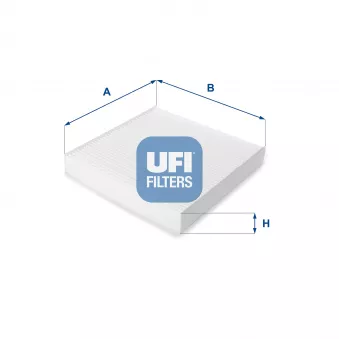 Filtre, air de l'habitacle UFI 53.039.00