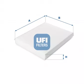 Filtre, air de l'habitacle UFI 53.040.00