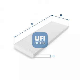 Filtre, air de l'habitacle UFI 53.042.00