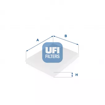 Filtre, air de l'habitacle UFI 53.043.00