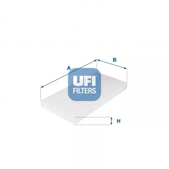 Filtre, air de l'habitacle UFI 53.045.00