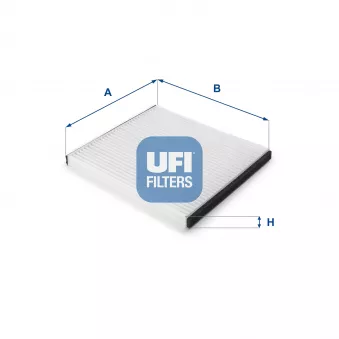 Filtre, air de l'habitacle UFI 53.050.00