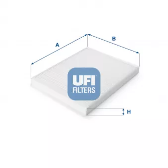 Filtre, air de l'habitacle UFI 53.052.00