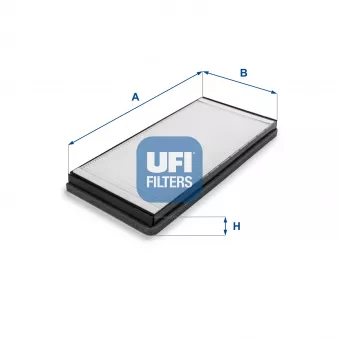 Filtre, air de l'habitacle UFI 53.059.00