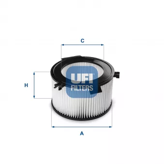 Filtre, air de l'habitacle UFI 53.067.00