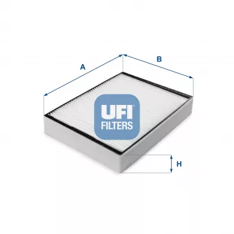 Filtre, air de l'habitacle UFI 53.077.00
