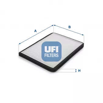 Filtre, air de l'habitacle UFI 53.083.00