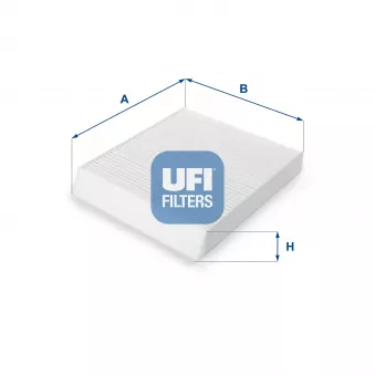 Filtre, air de l'habitacle UFI 53.087.00