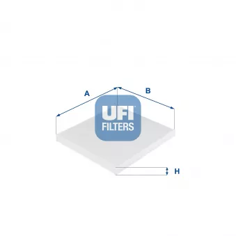 Filtre, air de l'habitacle UFI 53.088.00