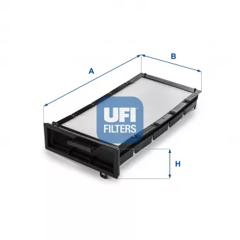 Filtre, air de l'habitacle UFI 53.090.00