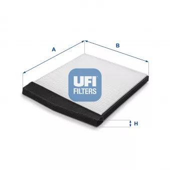 Filtre, air de l'habitacle UFI 53.091.00