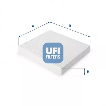 Filtre, air de l'habitacle UFI 53.093.00