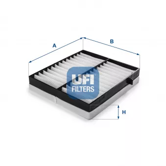 Filtre, air de l'habitacle UFI 53.100.00