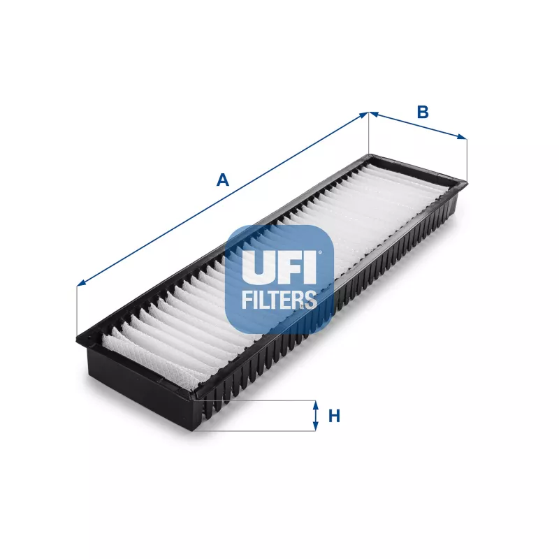 Filtre, air de l'habitacle UFI 53.101.00