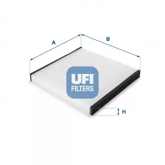 Filtre, air de l'habitacle UFI 53.103.00