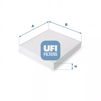Filtre, air de l'habitacle UFI 53.115.00