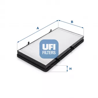 Filtre, air de l'habitacle UFI 53.131.00