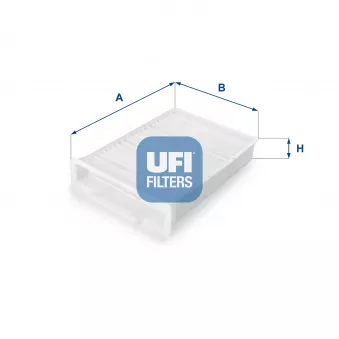 Filtre, air de l'habitacle UFI 53.132.00