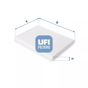 Filtre, air de l'habitacle UFI 53.146.00