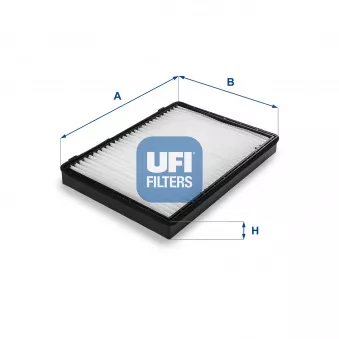 Filtre, air de l'habitacle UFI 53.151.00