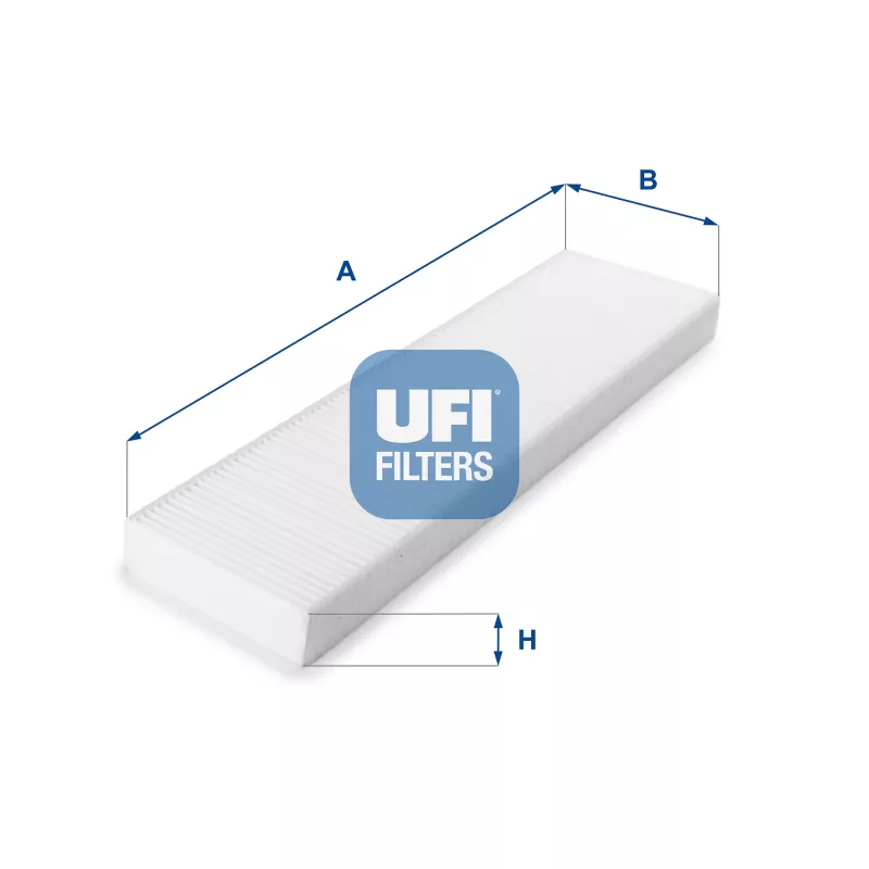 Filtre, air de l'habitacle UFI 53.156.00