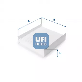 Filtre, air de l'habitacle UFI 53.157.00