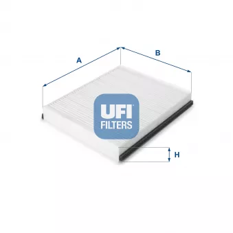 Filtre, air de l'habitacle UFI 53.159.00