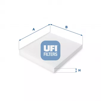 Filtre, air de l'habitacle UFI 53.209.00