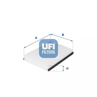 Filtre, air de l'habitacle UFI 53.211.00