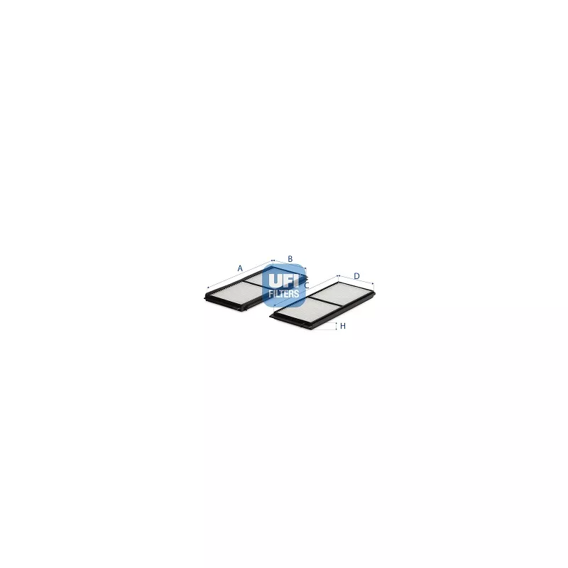 Filtre, air de l'habitacle UFI 53.219.00