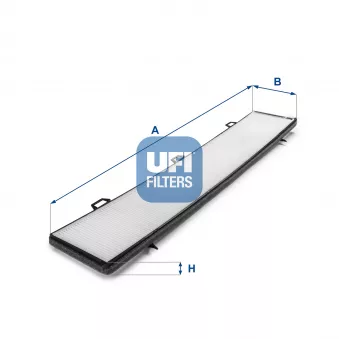 Filtre, air de l'habitacle UFI 53.236.00