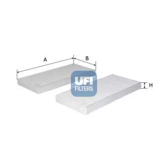Filtre, air de l'habitacle UFI 53.239.00