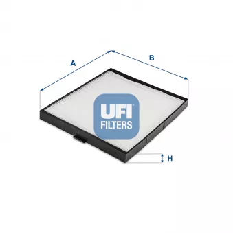 Filtre, air de l'habitacle UFI 53.240.00