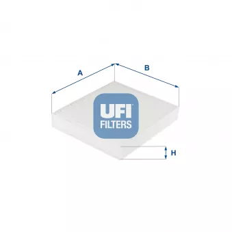 Filtre, air de l'habitacle UFI 53.249.00