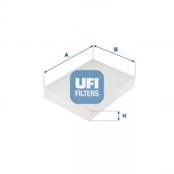 Filtre, air de l'habitacle UFI 53.275.00