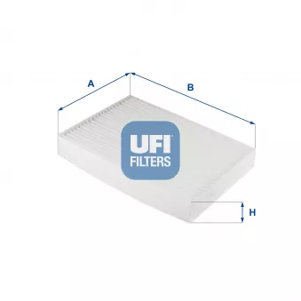 Filtre, air de l'habitacle UFI 53.293.00