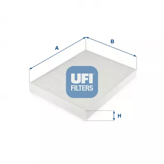 Filtre, air de l'habitacle UFI