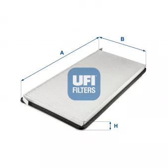 Filtre, air de l'habitacle UFI 53.319.00