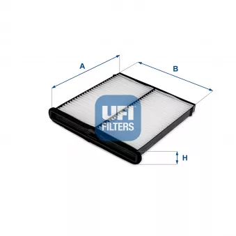 Filtre, air de l'habitacle UFI 53.330.00