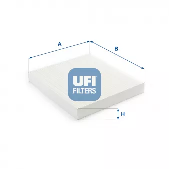 Filtre, air de l'habitacle UFI 53.383.00