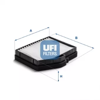 Filtre, air de l'habitacle UFI 53.407.00