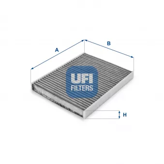 Filtre, air de l'habitacle UFI 54.103.00