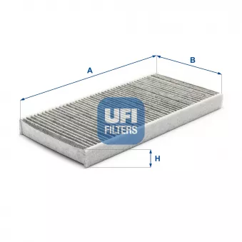 Filtre, air de l'habitacle UFI 54.106.00