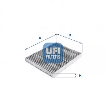 Filtre, air de l'habitacle UFI 54.109.00