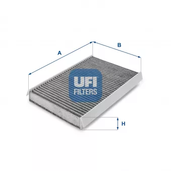 Filtre, air de l'habitacle UFI 54.111.00