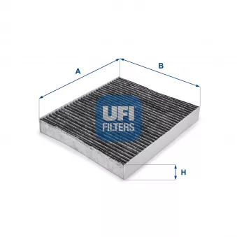 Filtre, air de l'habitacle UFI 54.114.00