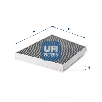 Filtre, air de l'habitacle UFI 54.133.00